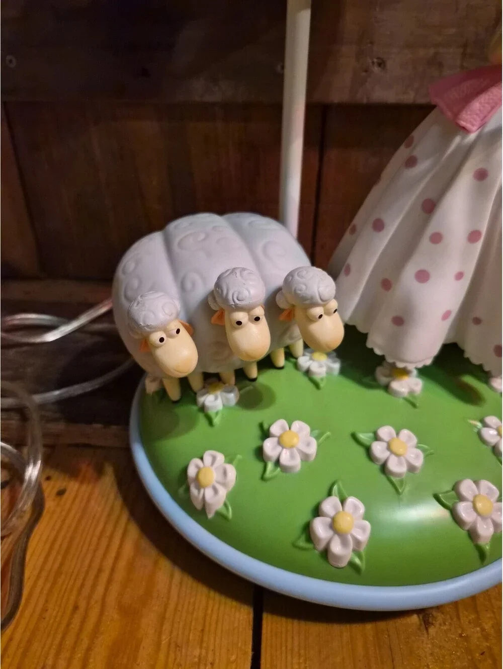 Disney Toy Story Bo Peep Table Lamp with Sheep Shade, 2019 Broken Needs Repairs